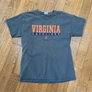 Virginia Cavaliers Charcoal and Orange Tee